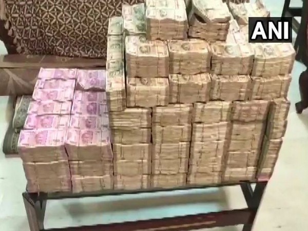 Income Tax Department on Monday seized Rs 44 crore in cash and 90 kgs of gold during a search conducted on properties of ‘White Lotus’ (Photo/ANI)