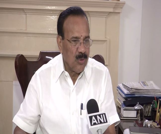 Union Minister DV Sadananda Gowda speaking to ANI in New Delhi on Wednesday. Photo/ANI