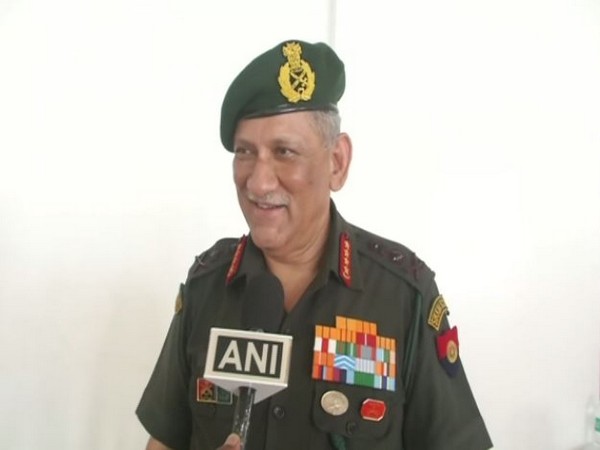 Army Chief General Bipin Rawat during his conversation with ANI on Thursday.