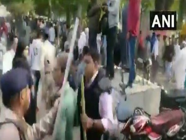 The people were protesting against the newly amended citizenship law (Photo/ANI)