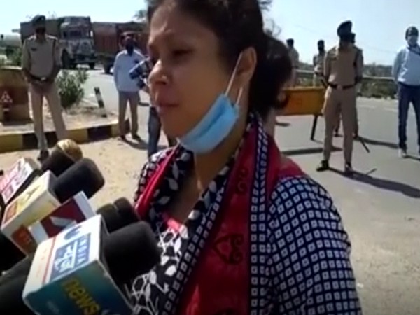 Morena Collector, Priyanka Das while speaking to the reporters on Tuesday (Photo/ANI)