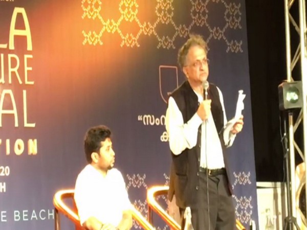 Historian Ramachandra Guha in Kozhikode on Friday. Photo/ANI