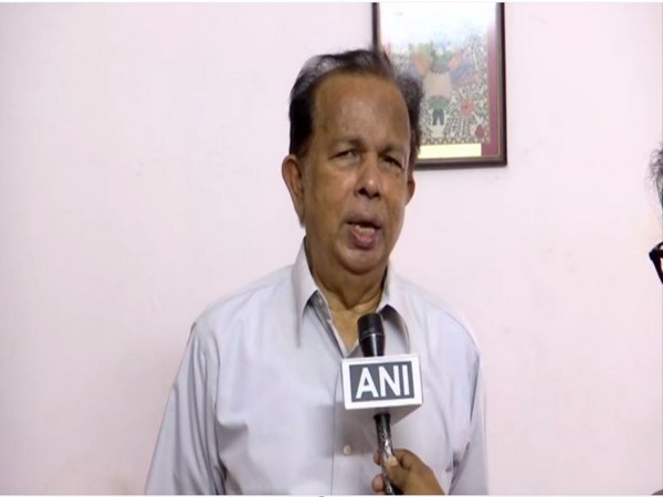 Former ISRO chairman G Madhavan Nair speaks to ANI in Thiruvananthapuram on Friday. [Photo/ANI]