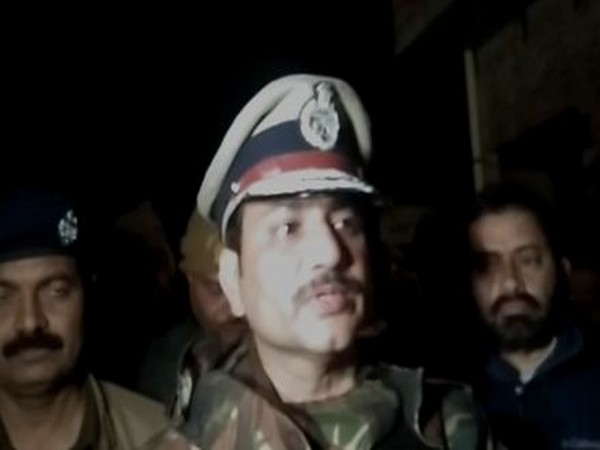 Inspector General Mohit Aggrawal speaking to media in Farrukhabad in UP on Friday. (Photo/ANI) 