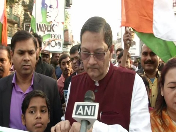 West Bengal BJP vice-president Chandra Kumar Bose while speaking to ANI on Tuesday (Photo/ANI)