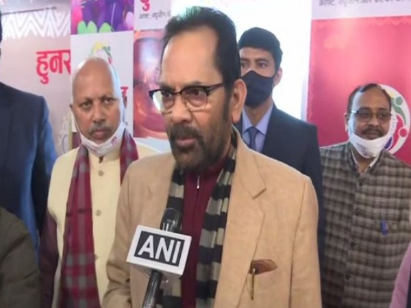 Union Minister Mukhtar Abbas Naqvi speaking to ANI.