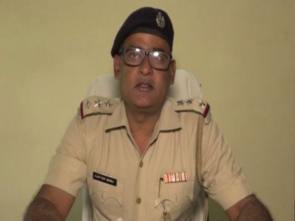 SHO Ajay Bir Bhadana talking to media persons in Haryana on Friday. Photo/ANI