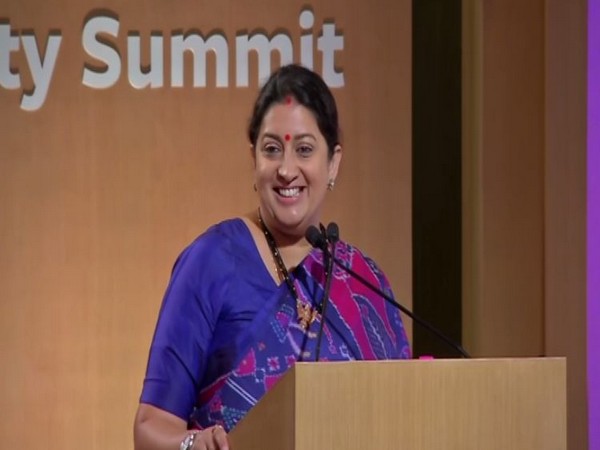 Union Minister Smriti Irani while addressing the South Asia Safety Summit by Facebook and Instagram in New Delhi on Tuesday. (Photo/ANI)