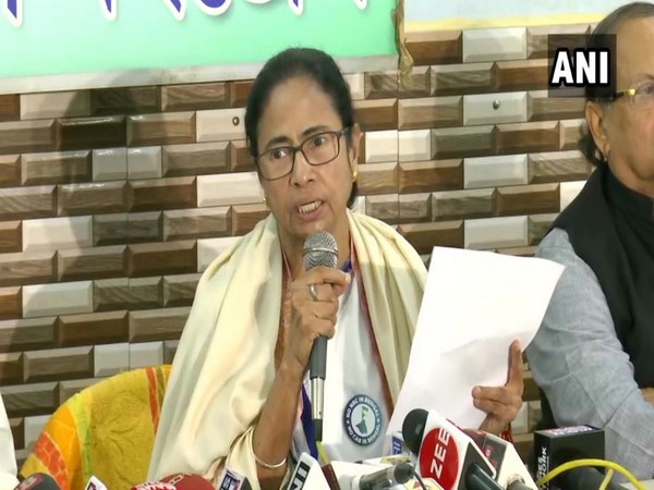 West Bengal Chief Minister Mamata Banerjee while speaking to the reporters on Friday in Kolkata (Photo/ANI)