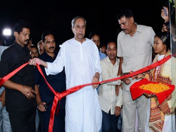 Chief Minister Naveen Patnaik on Monday inaugurated “Tribal World Outlet” (Adisha) in Bhubaneswar. (Photo/ANI)