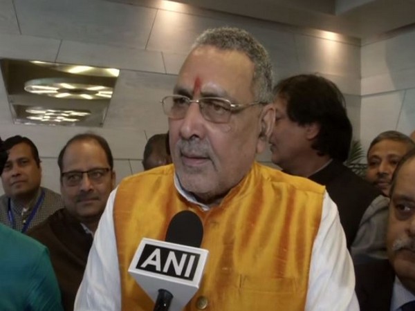 Union Minister Giriraj Singh speaking to ANI on Thursday. (Photo/ANI)