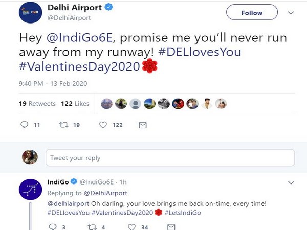 A garb of tweets posted by Delhi Airport and Indigo Airlines [Photo/Twitter]