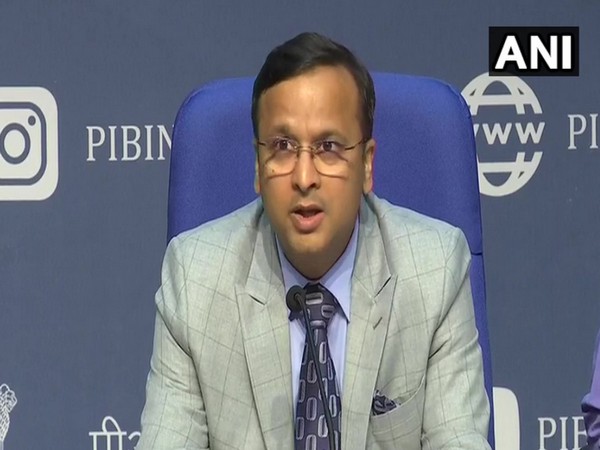 Lav Agarwal, Joint Secretary, Union Health Ministry, during a media briefing in New Delhi on Friday.