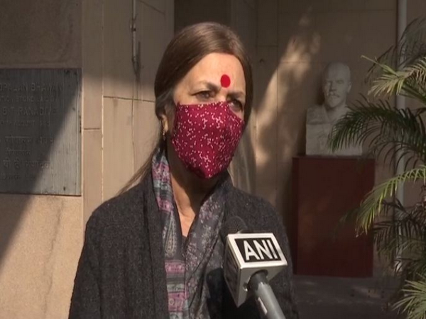 Communist Party of India (Marxist) leader Brinda Karat speaking to ANI. (Photo/ANI) 