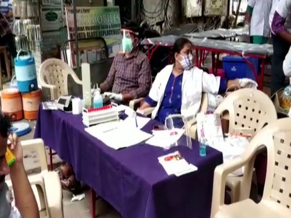 Blood donation camp organised in Hyderabad.
