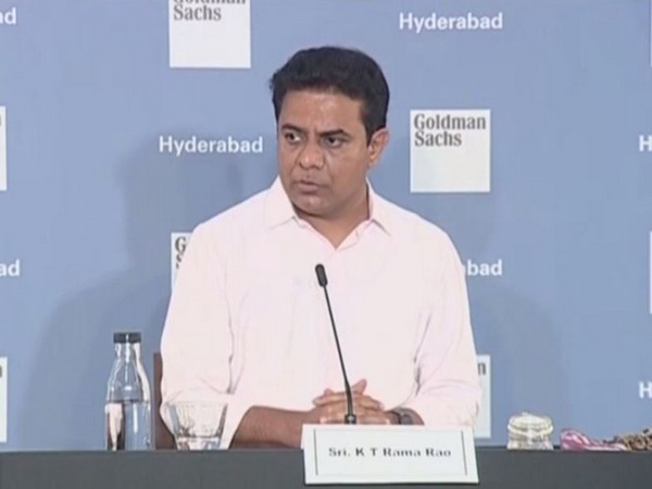 Telangana Commerce  Commerce and Industry Minister KT Rama Rao in Hyderabad (Photo/ANI) 
