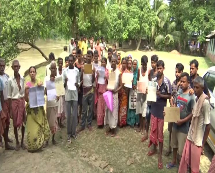 Villagers of Assam's Malaibari claim that as many as 1,500 Hindu-Bengali locals have been excluded from the final NRC list. (Photo/ANI)
