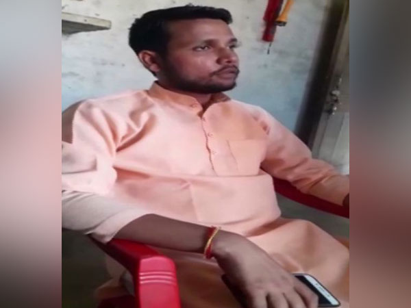 Bulandshahr violence case main accused Yogesh Raj while speaking to ANI on Friday. (Photo/ANI)