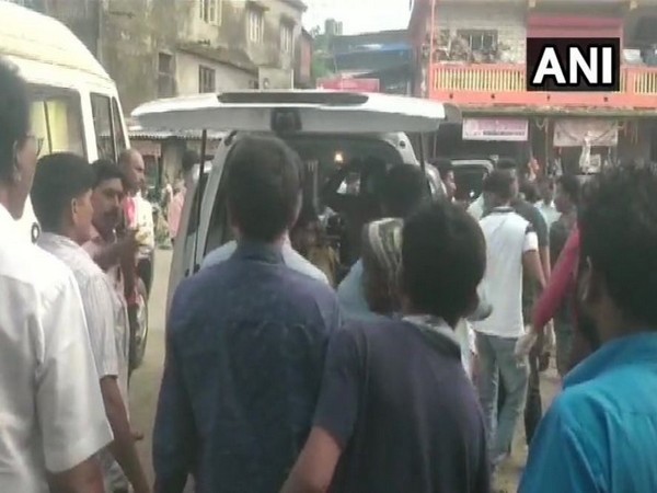 Injured labourers were taken to the hospital after the explosion (Photo/ANI)