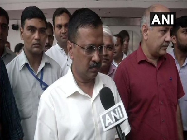 Chief Minister Arvind Kejriwal speaking to ANI on Tuesday in New Delhi. Photo/ANI