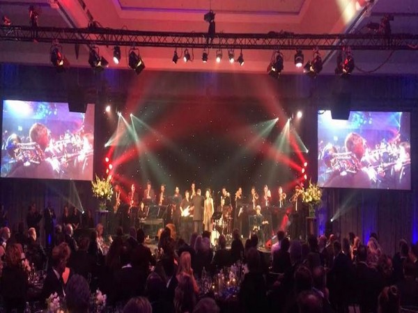 Opera singer Maria Novella Malfetti and the musicians of the Amsterdam Van Conservatorium performing earth anthem in Amsterdam on June 7. Photo/ANI