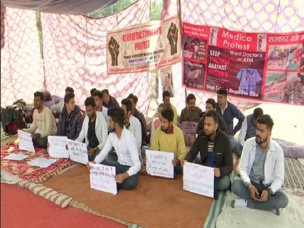 The students' strike entered its 52nd day today. Photo/ANI