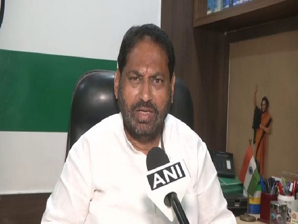 Maharashtra Congress Working President Nitin Raut speaking to ANI in Nagpur on Monday. Photo/ANI