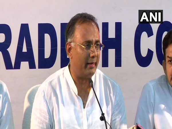Dinesh Gundu Rao while speaking to the reporters on Monday in Bengaluru (Photo/ANI)