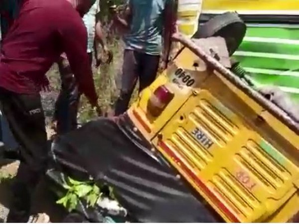 Visuals from the accident spot 