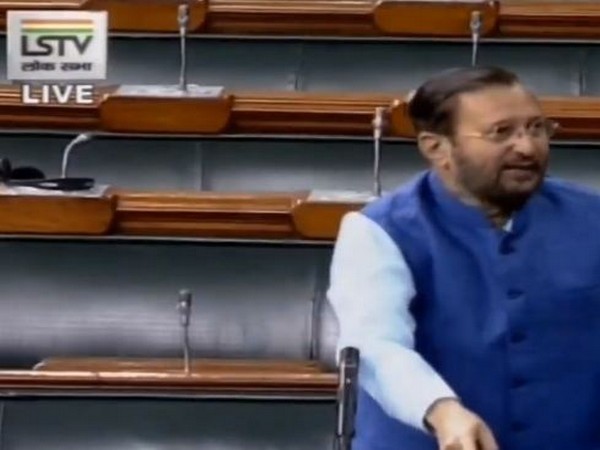 Union Minister Prakash Javadekar while speaking in Lok Sabha on Friday 