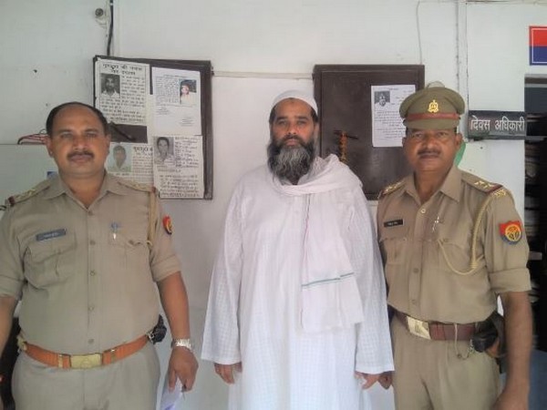Meerut police arrests history-sheeter criminal Haji Saeed from Meerut, Uttar Pradesh. (Photo/ANI)