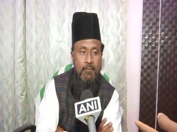 JDU MLC Gulam Rasool Balyawi while speaking to ANI on Tuesday (Photo/ANI)