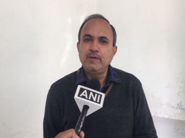 Narendra Sharma, manager of school in Jewar, speaking to ANI on Friday. (Photo/ANI)