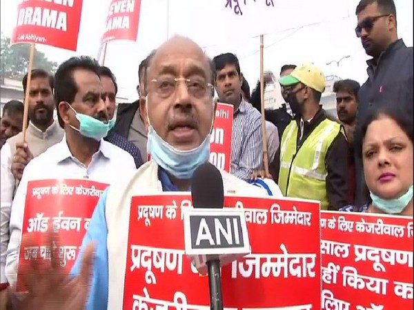 BJP leader Vijay Goel speaking to ANI on Thursday in New Delhi. Photo/ANI