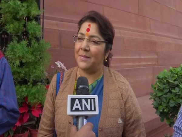 BJP leader Locket Chatterjee while speaking to ANI on Friday (Photo/ANI)