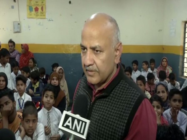 Delhi Deputy Chief Minister Manish Sisodia speaking to reporters on Thursday. Photo/ANI