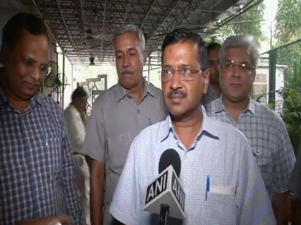 Chief Minister Arvind Kejriwal while talking to ANI on Wednesday. Photo/ANI