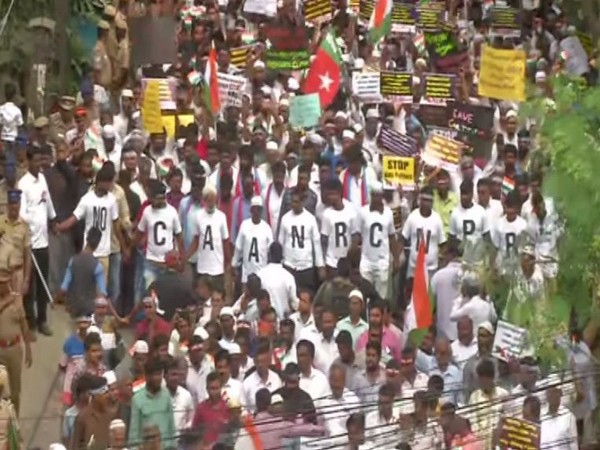 SDPI workers took out rally in Chennai on Saturday (Photo/ANI)