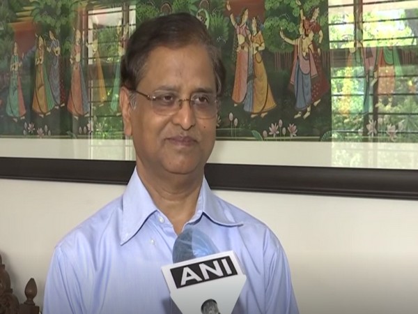 Former Union Finance Secretary Subhash Chandra Garg speaking to ANI. (Photo/ANI)