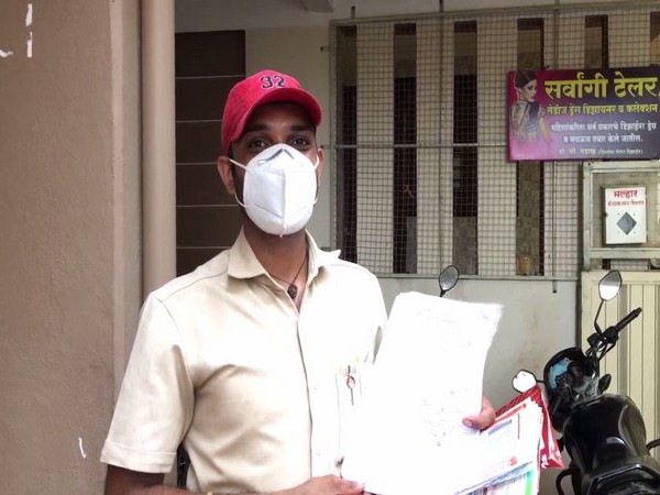 Sandesh Bagul, postman (Photo/ANI)