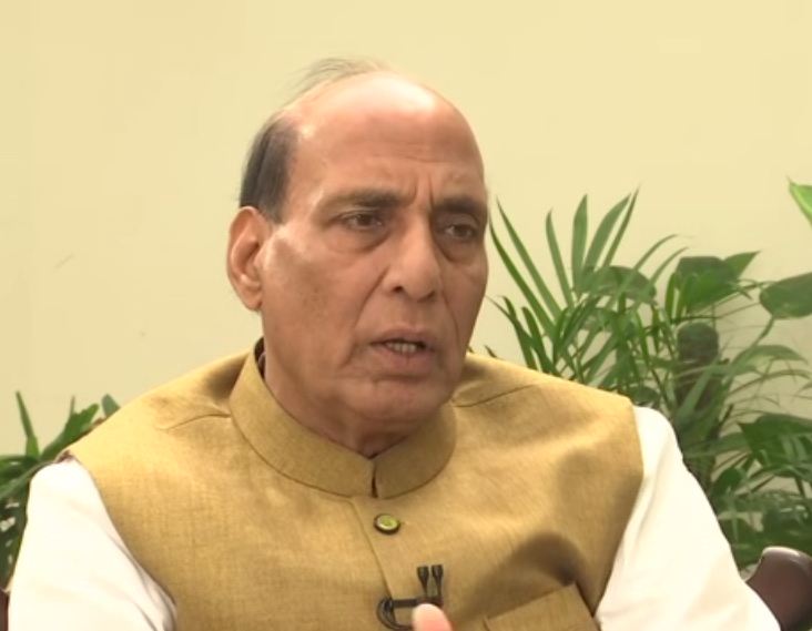 Union Home Minister Rajnath Singh  [Photo/ANI]