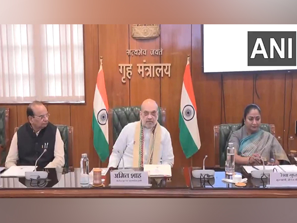 Delhi CM Rekha Gupta arrives at the MHA for a meeting with Union Home Minister Amit Shah (Photo/ANI)