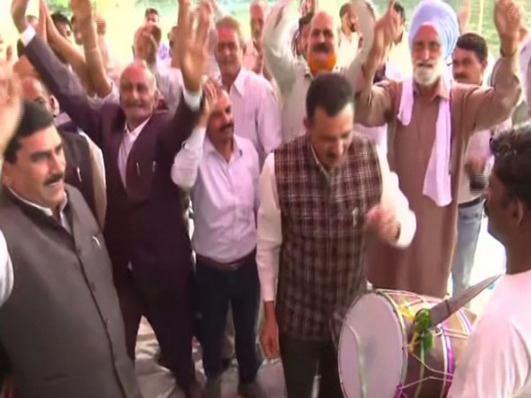 West Pakistani refugees danced to the tunes of drums in Samba (Photo/ANI) 