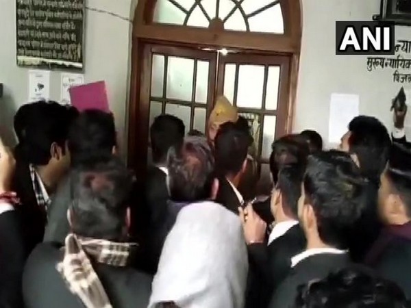 Visual from the district court in Bijnor (Photo/ANI)