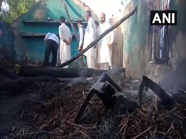 Houses of Manyari village in Hiranagar sector of Kathua district damaged, following shelling by Pakistan (Photo/ANI)