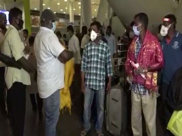 40 Indian fishermen, stranded in Iran due to COVID-19 lockdown, returned to Tamil Nadu on Wednesday. (Photo/ANI)