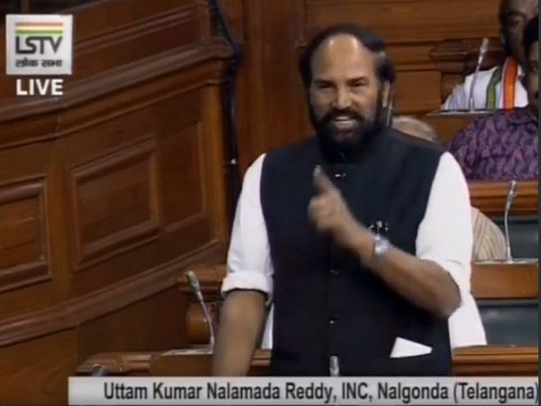 v speaking in Lok Sabha on Monday (Photo/ANI)