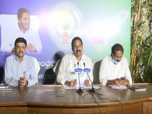 Visual from the meeting held by ministers in Amaravati on Wednesday (Photo/ANI)