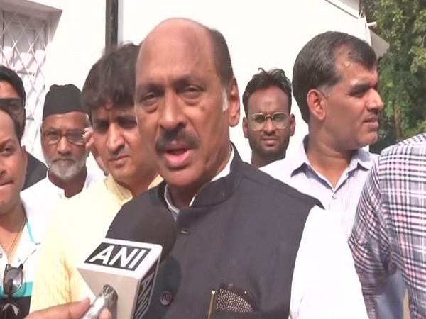 Senior Congress leader Manikrao Thakre speaking to ANI in New Delhi on Monday. Photo/ANI