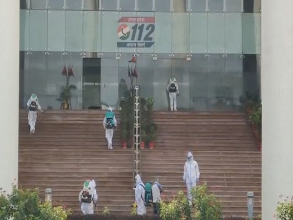 Visual from Uttar Pradesh Emergency Service Dial 112 Headquarters (Photo/ANI)